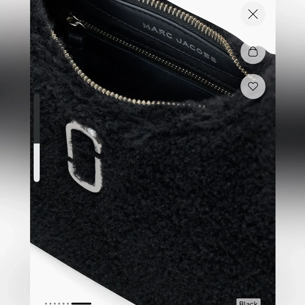 New Marc Jacobs THE TEDDY CURVE BAG